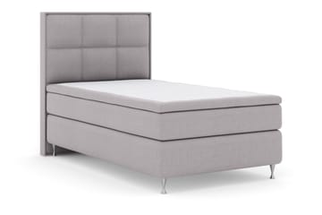 Select No 6 Komplett Sängpaket 120x200 Medium Watergel - Ljusgrå/Silver - Möbler - Säng - Enkelsäng