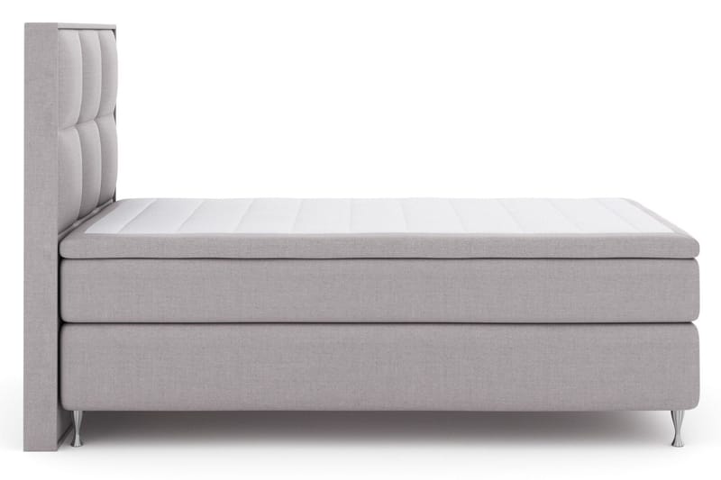 Select No 6 Komplett Sängpaket 120x200 Medium Watergel, Ljusgrå/Silver