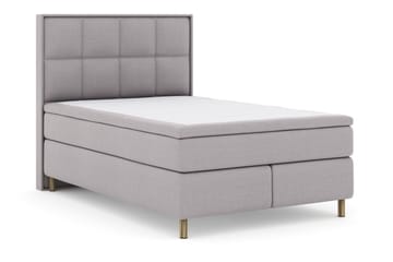 Select No 6 Komplett Sängpaket 140x200 Fast/Medium Watergel - Ljusgrå/Koppar - Möbler - Säng - Kontinentalsäng