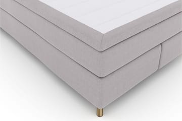 Select No 6 Komplett Sängpaket 140x200 Fast/Medium Watergel - Ljusgrå/Koppar - Möbler - Säng - Kontinentalsäng