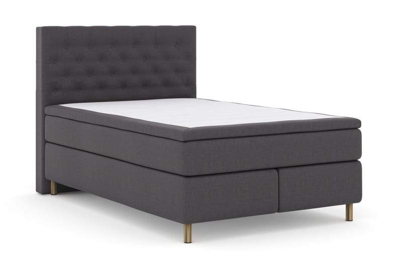 Select No 6 Komplett Sängpaket 140x200 Fast/Medium Watergel - Mörkgrå/Koppar - Möbler - Säng - Kontinentalsäng