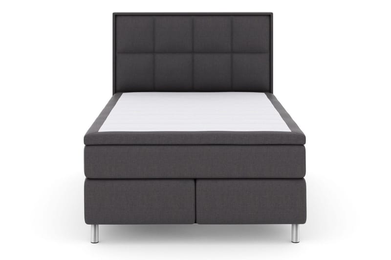 Select No 6 Komplett Sängpaket 140x200 F/M Latex/Memory - Mörkgrå/Metall - Möbler - Säng - Kontinentalsäng