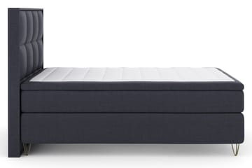 Select No 6 Komplett Sängpaket 140x200 F/M Memory/Pocket - Blå/Metall V-form - Möbler - Säng - Kontinentalsäng