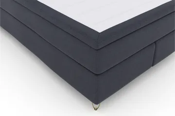 Select No 6 Komplett Sängpaket 140x200 F/M Memory/Pocket - Blå/Metall V-form - Möbler - Säng - Kontinentalsäng