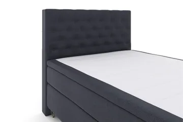 Select No 6 Komplett Sängpaket 140x200 F/M Memory/Pocket - Blå/Metall V-form - Möbler - Säng - Kontinentalsäng