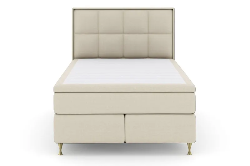 Select No 6 Komplett Sängpaket 160x200 F/M Latex/Memory - Beige/Guld - Möbler - Säng - Kontinentalsäng