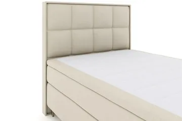 Select No 6 Komplett Sängpaket 160x200 F/M Latex/Memory - Beige/Metall V-form - Möbler - Säng - Kontinentalsäng