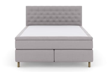 Select No 6 Komplett Sängpaket 180x200 Fast Memory/Pocket - Ljusgrå/Koppar - Möbler - Säng - Kontinentalsäng