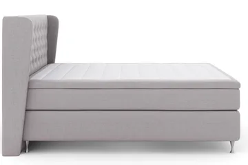 Select No 6 Komplett Sängpaket 180x200 Medium Memory/Pocket - Ljusgrå/Silver - Möbler - Säng - Kontinentalsäng
