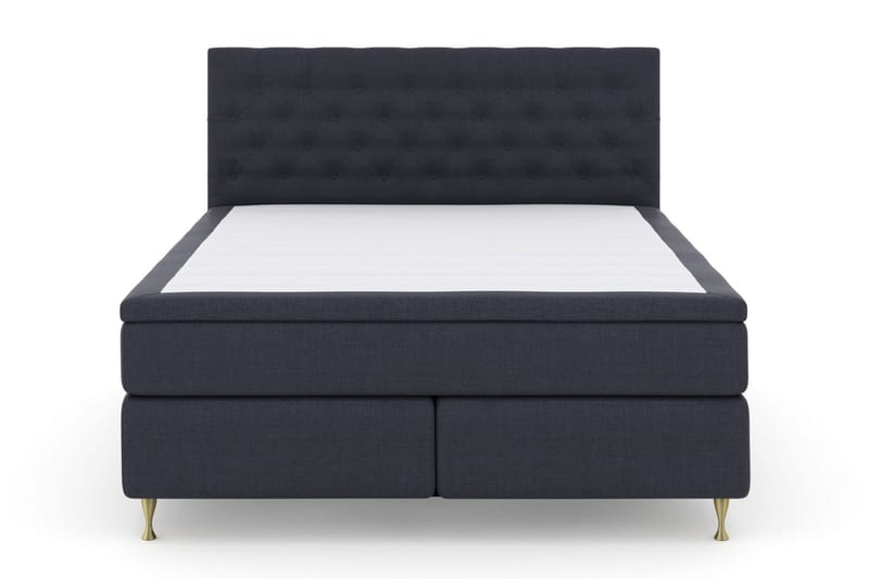 Select No 6 Komplett Sängpaket 210x210 Fast Watergel - Blå/Guld - Möbler - Säng - Kontinentalsäng
