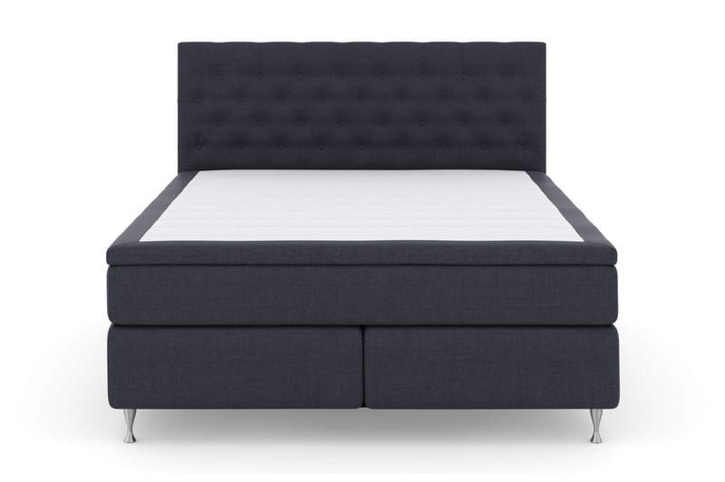 Select No 6 Komplett Sängpaket 210x210 Fast Watergel, Blå/Silver