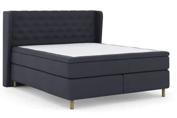 Select No 6 Komplett Sängpaket 210x210 F/M Memory/Pocket - Blå/Koppar - Möbler - Säng - Kontinentalsäng