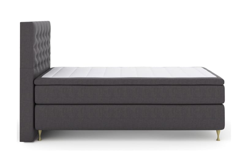 Select No 6 Kontinentalsäng 120x200 Fast Memory/Pocket - Mörkgrå - Möbler - Säng - Kontinentalsäng