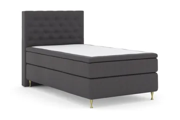 Select No 6 Kontinentalsäng 120x200 Fast Watergel - Mörkgrå - Möbler - Säng - Kontinentalsäng