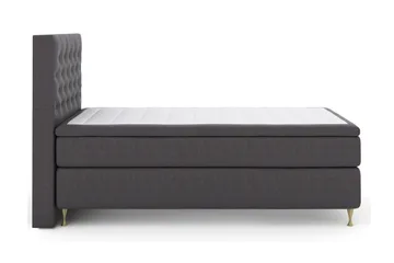 Select No 6 Kontinentalsäng 120x200 Fast Watergel - Mörkgrå - Möbler - Säng - Kontinentalsäng