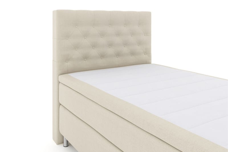 Select No 6 Kontinentalsäng 120x200 Medium Latex/Memory - Beige/Metall - Möbler - Säng - Enkelsäng