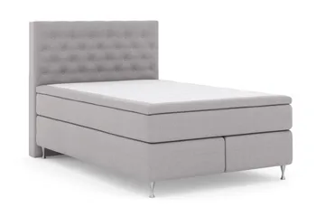 Select No 6 Kontinentalsäng 140x200 Fast/Medium Watergel - Ljusgrå/Silver - Möbler - Säng - Kontinentalsäng