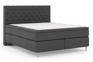 Select No 6 Kontinentalsäng 160x200 Fast Watergel - Mörkgrå/Silver - Möbler - Säng - Kontinentalsäng
