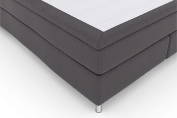 Select No 6 Kontinentalsäng 160x200 Fast/Medium Watergel - Mörkgrå/Metall - Möbler - Säng - Kontinentalsäng