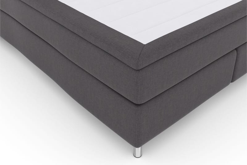Select No 6 Kontinentalsäng 160x200 Fast/Medium Watergel - Mörkgrå/Metall - Möbler - Säng - Kontinentalsäng