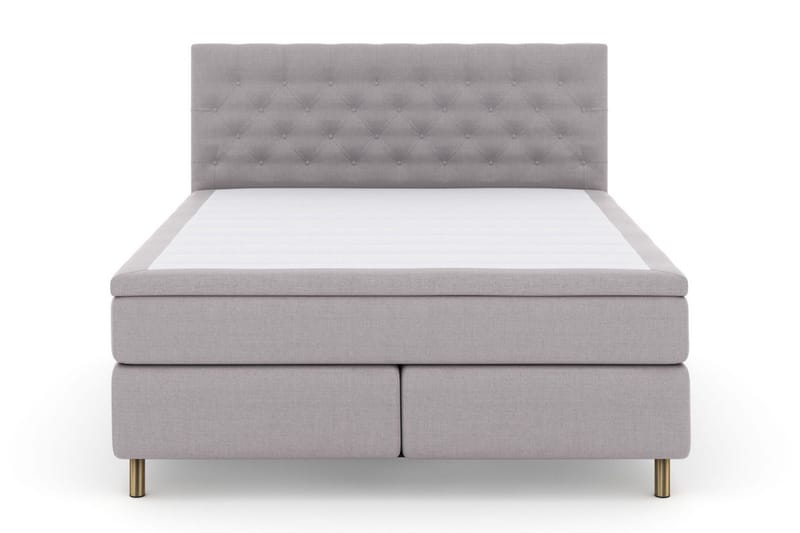 Select No 6 Kontinentalsäng 160x200 Medium Watergel - Ljusgrå/Koppar - Möbler - Säng - Kontinentalsäng