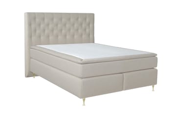 Select No 6 Kontinentalsäng 180x200 Fast/Medium Latex/Memory - Beige/Guld - Möbler - Säng - Kontinentalsäng