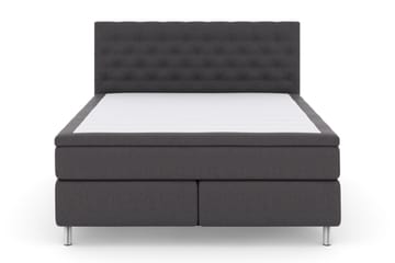 Select No 6 Kontinentalsäng 180x200 Fast/Medium Latex/Memory - Mörkgrå/Metall - Möbler - Säng - Kontinentalsäng