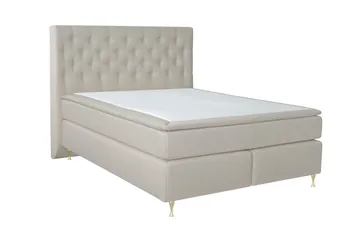 Select No 6 Kontinentalsäng 180x200 Medium Latex/Memory - Beige/Guld - Möbler - Säng - Kontinentalsäng