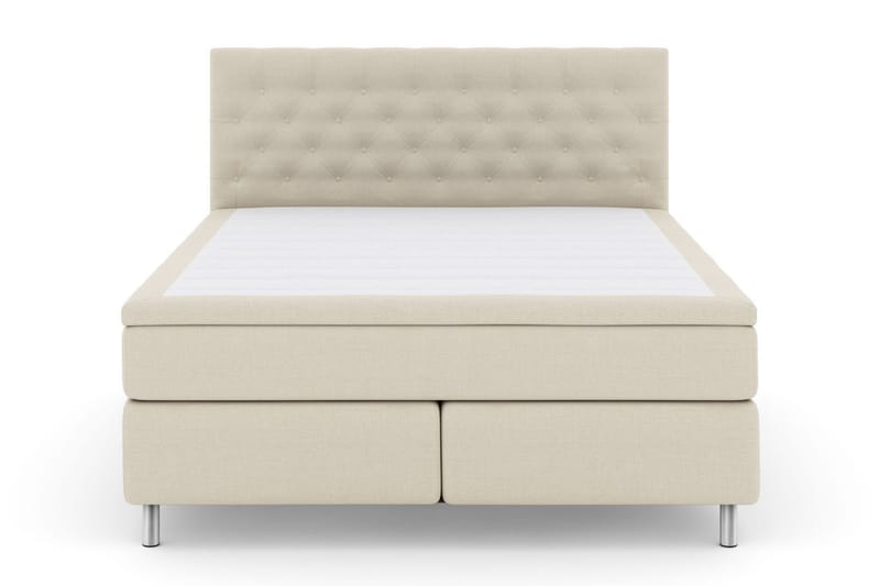 Select No 6 Kontinentalsäng 180x200 Medium Memory/Pocket, Beige/Metall