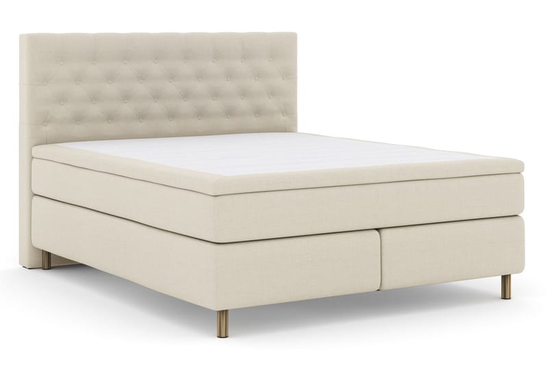 Select No 6 Kontinentalsäng 180x200 Medium Watergel - Beige/Koppar - Möbler - Säng - Kontinentalsäng