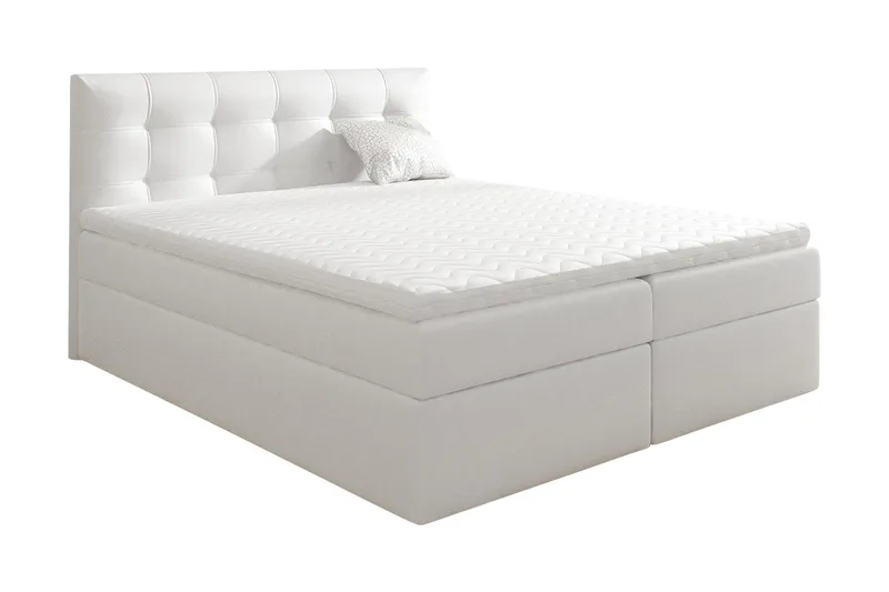 Skaftå Kontinentalsäng 120x200 Svart/Vit, Svart/Vit