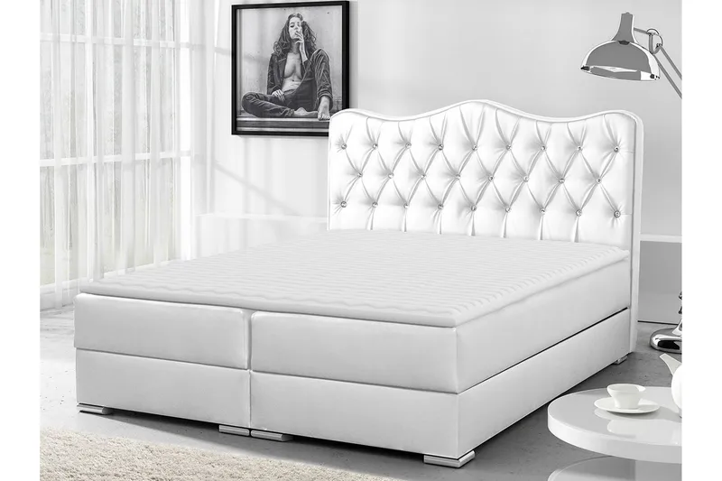Sultan Kontinentalsäng 120x200 cm - Vit - Möbler - Säng - Kontinentalsäng