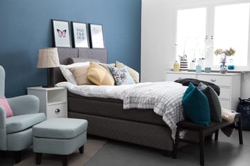 Sundborn Kontinentalsäng 120x200 Valbar - Grå - Möbler - Säng - Enkelsäng