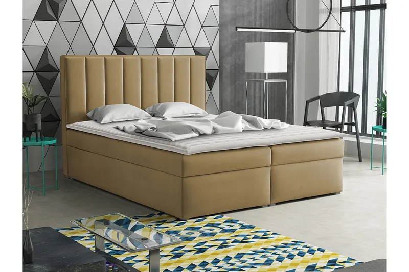 Valasco Kontinentalsäng 180x200 cm - Beige - Möbler - Säng - Kontinentalsäng