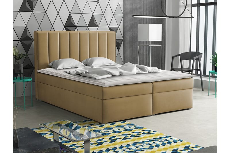 Valasco Kontinentalsäng 180x200 cm - Beige - Möbler - Säng - Kontinentalsäng