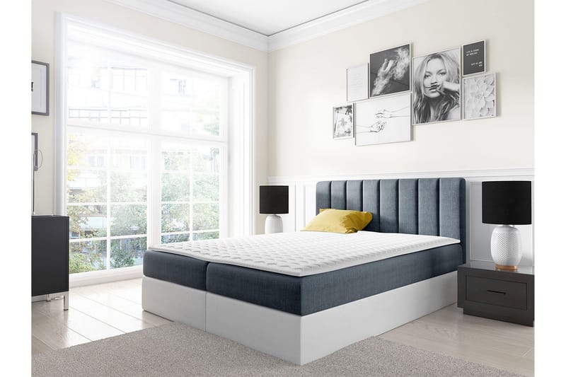 Vasil Kontinentalsäng 180x200 - Grå - Möbler - Säng - Kontinentalsäng