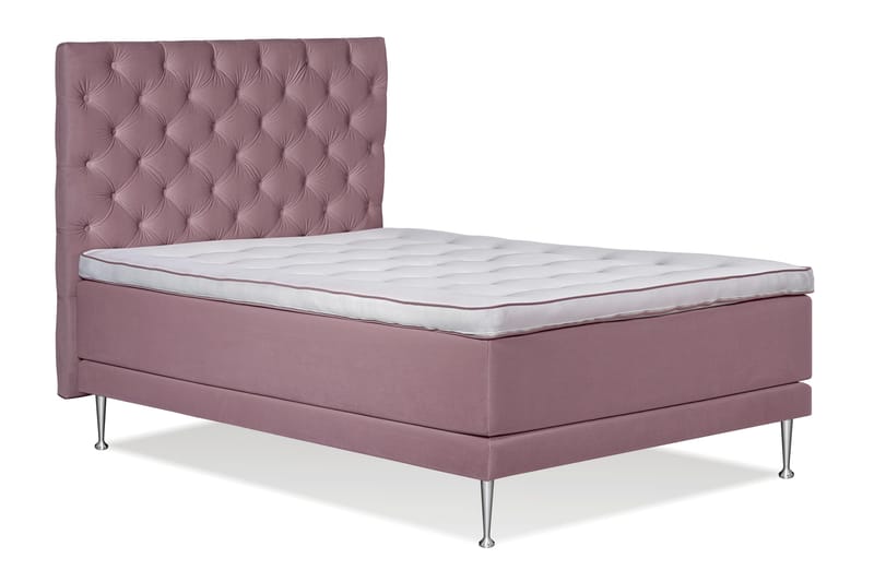 Victoria Komplett Sängpaket 140x200 - Cerise - Möbler - Säng - Kontinentalsäng