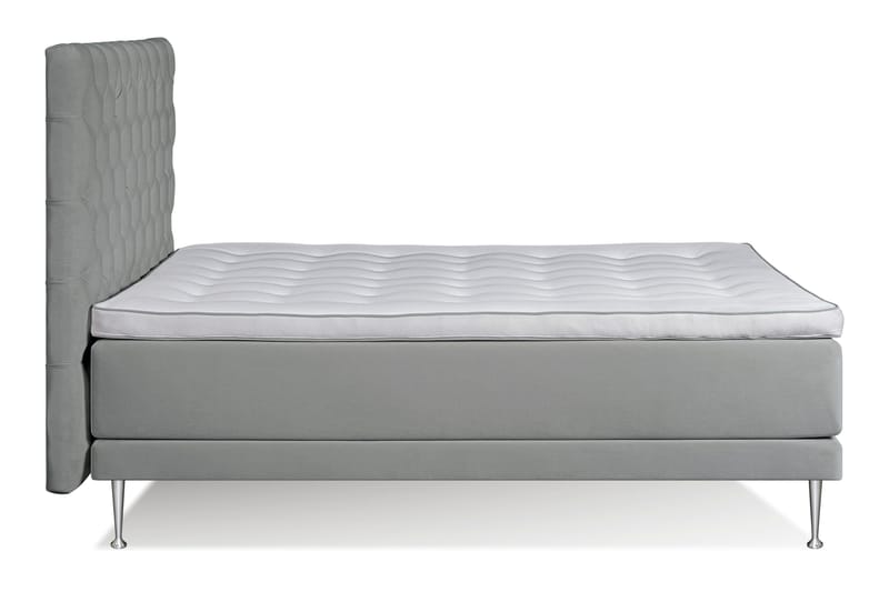 Victoria Komplett Sängpaket 160x200 - Ljusgrå - Möbler - Säng - Kontinentalsäng