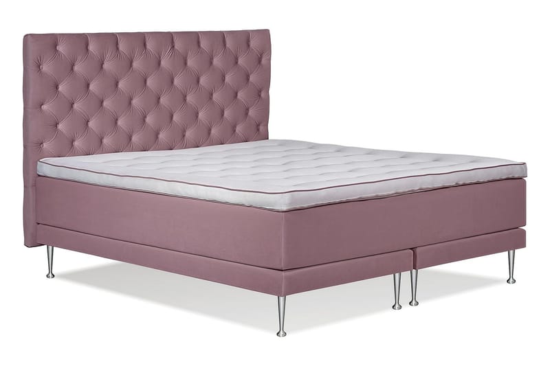 VICTORIA Kontinentalsäng 160 - Cerise - Möbler - Säng - Kontinentalsäng