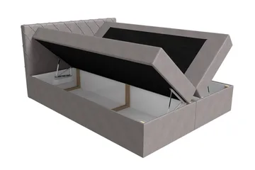 Korshavn Kontinentalsäng 180x200 - Grå - Möbler - Säng - Kontinentalsäng