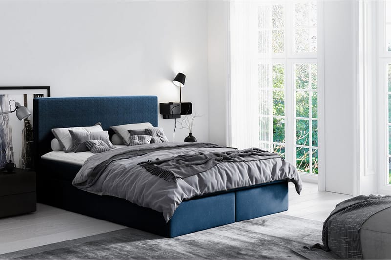Laargard / Cosmo Sängpaket Kontinentalsäng 160x200 cm - Blå - Möbler - Säng - Kontinentalsäng