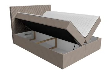 Laargard / Cosmo Sängpaket Kontinentalsäng 200x200 cm - Röd - Möbler - Säng - Kontinentalsäng