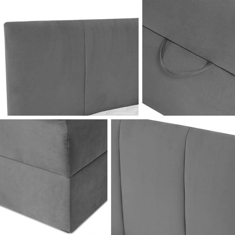 Laggano Sängpaket Kontinentalsäng 140x200 cm - brun - Möbler - Säng - Kontinentalsäng