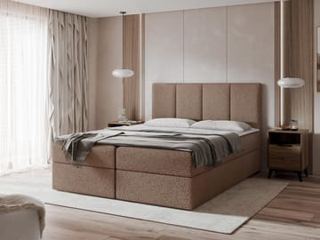 Laggano Sängpaket Kontinentalsäng 140x200 cm - brun - Möbler - Säng - Kontinentalsäng