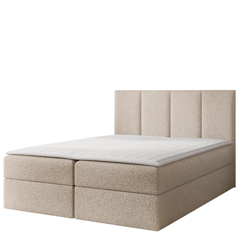 Laggano Sängpaket Kontinentalsäng 140x200 cm - ljusbeige - Möbler - Säng - Kontinentalsäng