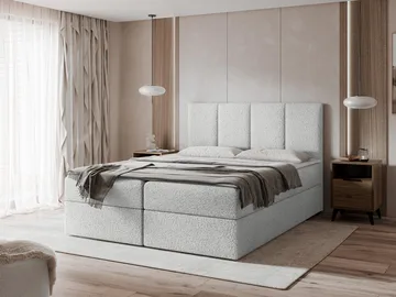 Laggano Sängpaket Kontinentalsäng 140x200 cm - ljusgrå - Möbler - Säng - Kontinentalsäng