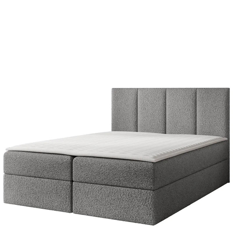 Laggano Sängpaket Kontinentalsäng 140x200 cm - mörkgrå - Möbler - Säng - Kontinentalsäng