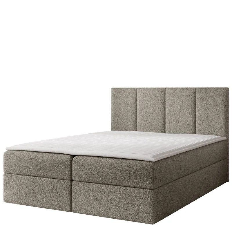 Laggano Sängpaket Kontinentalsäng 140x200 cm - taupe - Möbler - Säng - Kontinentalsäng