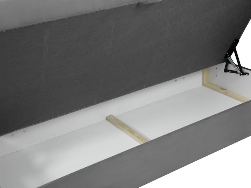 Laggano Sängpaket Kontinentalsäng 160x200 cm - grå - Möbler - Säng - Kontinentalsäng
