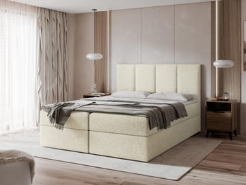 Laggano Sängpaket Kontinentalsäng 180x200 cm - beige - Möbler - Säng - Kontinentalsäng